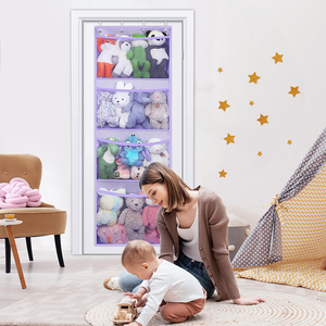 Massimizza lo spazio nella stanza dei giochi del tuo bambino con gli organizzatori di giocattoli e lo stoccaggio sopra l'organizzatore della porta - Product Image 6