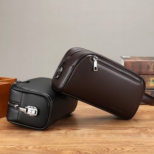 Borsa a Mano in <span class=keywords><strong>Pelle</strong></span> di Alta Qualità per <span class=keywords><strong>Uomo</strong></span> con Serratura a Combinazione e Logo Personalizzato in Rilievo - Product Image 2