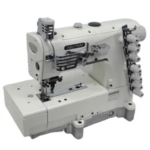 Hoge Snelheid Kansai Speciale NW8842-1G 3 Naald Flatbed Top Cover Stitch Machine Dubbele Kettingsteek Naaimachine