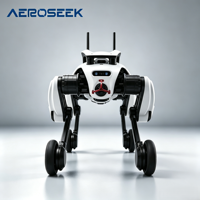 Robot industriel à roues et à jambes robustes, à longue autonomie pour l'inspection autonome