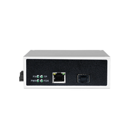 Switch Jaringan T-shield Kelas Industri 2-Port 4Gbps SFP Mini Din Rail IP40 Dukungan VLAN Rentang Suhu Ultra-lebar