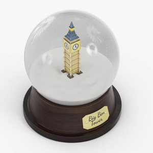 Regalos <span class=keywords><strong>de</strong></span> recuerdo <span class=keywords><strong>de</strong></span> globo <span class=keywords><strong>de</strong></span> nieve Big Ben para turista - Product Image 4