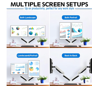 KALOC-<span class=keywords><strong>Support</strong></span> d'écran pour ordinateur, 22-40 <span class=keywords><strong>pouces</strong></span>, avec ressort à gaz, pour écran LCD, LED, Soporte, bras de moniteur personnalisé, DS160 - Product Image 6