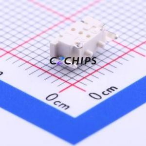 K2-1112SW-A4SW-04 Tactile Switch SMD Switch Single Pole Single Throw Rectangle Button 2.5N Right Angle Insert - Product Image 2