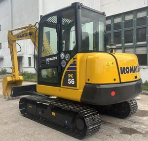 Komatsu เครื่องขุด PC56มือสองมือสองจากญี่ปุ่นสำหรับการก่อสร้างถนนชิ้นส่วนเกียร์เครื่องยนต์ - Product Image 3