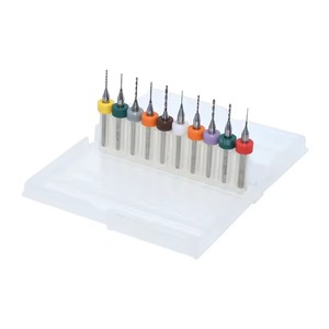 Jeu de forets <span class=keywords><strong>pour</strong></span> PCB, à rainures spirales, en carbure, 0,3 mm-1,2 mm, <span class=keywords><strong>pour</strong></span> circuits imprimés, <span class=keywords><strong>pierre</strong></span>, <span class=keywords><strong>Dremel</strong></span>, bijoux, gravure CNC, 10 pièces/boîte - Product Image 2