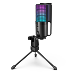 Micrófono de Condensador USB <span class=keywords><strong>FIFINE</strong></span> K669 PRO3 con Iluminación RGB y Control Independiente para Grabación de Juegos de PC y Transmisión en Vivo - Product Image 1