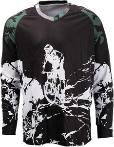 Maglie da <span class=keywords><strong>Ciclismo</strong></span> Personalizzate con Trasferimento Termico, <span class=keywords><strong>Manica</strong></span> <span class=keywords><strong>Lunga</strong></span>, Produzione su Misura - Product Image 1