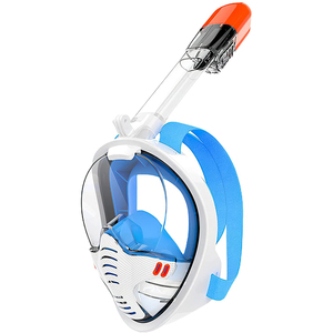 Diving Mask scuba Diving <strong>Snorkeling</strong> Gear Swim Mask with <strong>Underwater</strong> <strong>Camera</strong> Mount 180 Degree View Full Face Diving Mask