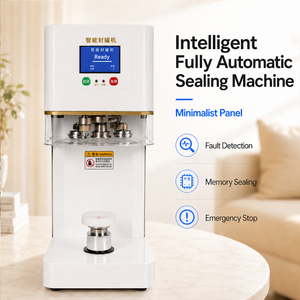 Intelligent Stainless Steel Can Sealing Machine Automatic Cup <b>Film</b> Sealer High-Frequency Sealing Equipment for Bottles Paper - Product Image 6