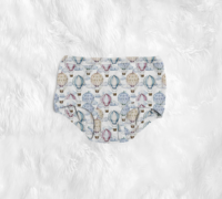 Sous-vêtements en viscose de bambou à 95% avec imprimé de dessins animés pour enfants, filles, sous-vêtements pour enfants