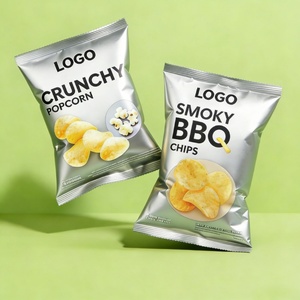 Factory Custom Printed Back Seal Plastic Bags for Snack Puffs Food Popcorn Plastic Potato Chips Smell Proof Popcorn Bag - Product Image 2