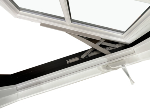 Penjoy gỗ chất lượng cao mở ra cửa sổ lớn của Mỹ với tay quay - Product Image 4