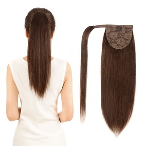 Cabello Humano Brasileño en Oferta, Cola de Caballo Rizada, Cabello Virgen Remy Natural, Cola de Caballo Lacia y Sedosa - Product Image 1