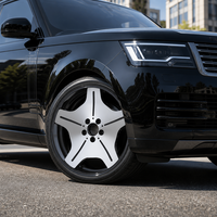 Jantes monobloc forgées à cinq branches, design étoile, à déport profond pour voitures de luxe, SUV grand format, roues sur mesure pour véhicules de direction / JDM / USDM