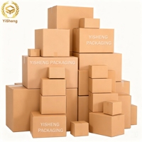 Boîtes en carton ondulé avec impression de logo personnalisé Carton kraft Solution d'emballage écologique