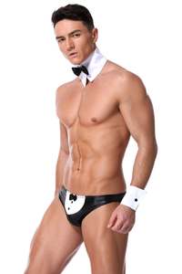 Conjunto de Ropa Interior Masculina con Arnés de 3 Puntos, Delgado y Sexy, para Halloween, Discoteca, <span class=keywords><strong>Bar</strong></span>, Baile en Barra, Disfraz para Sexo, Directo de Fábrica - Product Image 3