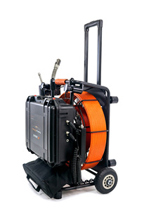 Caméra d'inspection des canalisations AMJET R22MAX à double câble 1080P, appareil de relevé des drains pour la détection des égouts municipaux - Product Image 2
