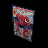 Protège-bandes de bande dessinée dorées en gros, format 8 1/16 x 11 1/4 x 1/4, en PVC ultra-transparent avec fermeture éclair, épaisseur 5 mm, logo personnalisable