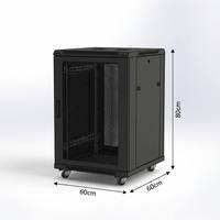Armoire réseau 15U 800x600x600, rack de serveur 19 pouces modèle TA, boîtier IT pour centre de données et hub de surveillance de sécurité
