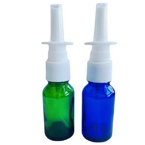 Pulverizador nasal de plástico a prueba de <span class=keywords><strong>niños</strong></span> 10ml 15ml Botella de rociador nasal médico de vidrio Verde Azul Ámbar Botella de spray <span class=keywords><strong>oral</strong></span> Vidrio Moderno - Product Image 1