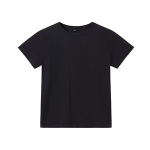 T-shirt court vintage décontracté pour femme en coton pur 240 g/m², coupe ajustée, tricoté, couleur unie, haute qualité, vente en gros - Product Image 4
