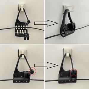 Pince de <span class=keywords><strong>suspension</strong></span> compacte en plastique à fibre optique FTTH installation autoportante câble de dérivation grande pince extensible pince de tension de <span class=keywords><strong>fil</strong></span> - Product Image 2