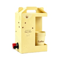 Sacs de café infusé à froid en boîte avec robinet 1L-5L – Sacs distributeurs BIB haute barrière pour café glacé et boissons à emporter