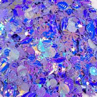 Paillette de Paillettes Pailletées Dorées et Brillantes en PVC Géométrique Sparkle Paillettes Colorées en Vrac pour Fête de Noël