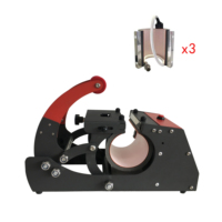 Presse à chaleur pour tasses à sublimation électrique manuelle 4 en 1 avec imprimante à plat, neuve