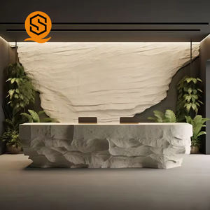 פרמיה דלפק קבלה מותאם אישית מטה לובי שולחן קבלה ברמה גבוהה מלון - Product Image 4