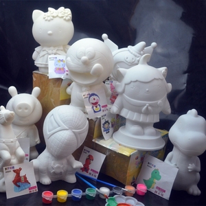 Decorazioni natalizie artigianali per bambini regalo di Natale vinile plastica ornamento arte e artigianato alce salvadanaio giocattoli - Product Image 3