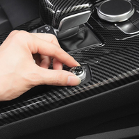 Accessoires intérieurs en ABS avec finition en fibre de carbone pour Audi A4 S4 RS4 S5 B9 A5 RS5 F5 berline Allroad Avant Cabriolet 2016-2025