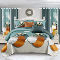 Ensemble de literie DL Premium 12 pièces, ensemble de couettes King Size avec taies d'oreiller et rideaux pour chambre à coucher, vente en gros, OEM personnalisé