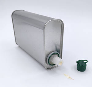 <span class=keywords><strong>Prix</strong></span> d'usine – Boîte métallique vide pour huile d'olive, format carré F-style, 500 ml/1000 ml/1 L, pour emballage d'huile de cuisson - Product Image 5