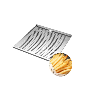 Machine à frites en acier inoxydable 2 réservoirs 2 paniers Friteuse commerciale à chips Friteuse à gaz - Product Image 6