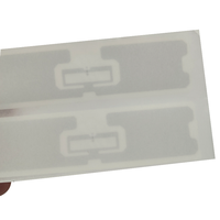 Mini etiquetas de superficie lisa U9 Chip pegatina impermeable UHF RFID etiquetas pegatinas de papel Rfid UHF etiqueta 860-960Mhz 97*27 etiqueta Rfid