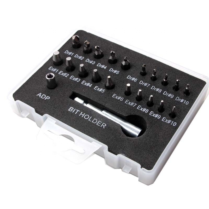VIKTEC 22pcs Damaged Screw Extractor Set