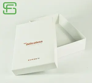 Custom White And Concise Gift Boxes Cardboard Product Rigid Paper Box Cosmetic Boxes Beauty Packaging