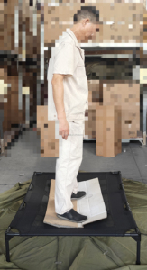 Cama para Perro Rectangular Moderna, Fresca y Cómoda, con Diseño Sólido, Color Rojo, Talla XL, con Malla Transpirable, Extraíble y Lavable, Caja de Viaje, para Todas las Estaciones - Product Image 6