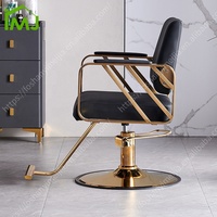 Chaises de salon de coiffure pivotantes à hauteur réglable en gros d'usine, chaise de barbier