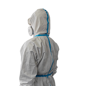 ชุดป้องกันสารเคมีป้องกันไฟฟ้าสถิตย์แบบไม่หลุดร่วง |   พ่นสี (<span class=keywords><strong>ลิ้น</strong></span>) |   การลดมลพิษจากเส้นใย - Product Image 6