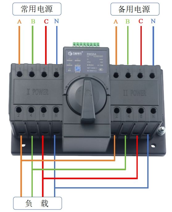 63A Automatic Transfer Switch Controller 2P 3P 4P ATS Dual Power ...