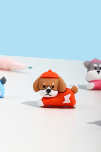 Kuki thiết kế mới Silicone gel bút mùa hè Puppy Đảng thiết kế dễ thương Gel bút - Product Image 4