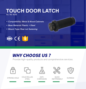 Poignée <span class=keywords><strong>de</strong></span> meuble <span class=keywords><strong>de</strong></span> salon dissimulée, système d'ouverture par pression, amortisseur <span class=keywords><strong>de</strong></span> <span class=keywords><strong>porte</strong></span> magnétique, <span class=keywords><strong>dispositif</strong></span> <span class=keywords><strong>de</strong></span> rebond en plastique dissimulé, minimaliste - Product Image 5