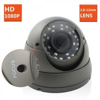 Caméra de recul automatique avec déclencheur automatique | Protection de l'objectif mécanique AHD 1080P | Zoom manuel 2,8-12 mm pour aide au stationnement de camions, bus et véhicules utilitaires