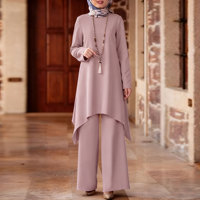 Abaya musulmane Slim Fit à manches longues en polyester respirant ODM/OEM pour femmes grande taille printemps/été en Malaisie
