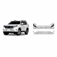 Kit de garnitures extérieures Aero Styling pour Toyota Land Cruiser Prado LC150, pièces décoratives de spoiler de pare-chocs, accessoires de mise à niveau 4x4 tout-terrain