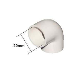 Tuyaux et raccords en PVC Système de plomberie coudé à 90 degrés Connecteur en PVC - Product Image 2