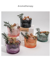 Vente en gros de diffuseurs de parfum en céramique personnalisés avec fleurs en pot, parfumés, pour la maison, en cadeau, pour rafraîchir l'air